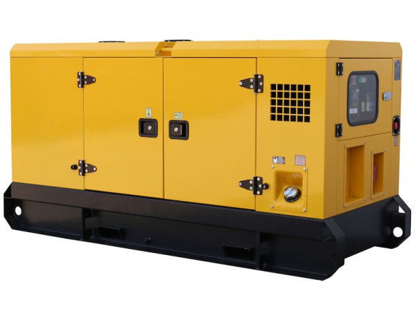 ROTEK Diesel-Stromerzeuger 400V 50Hz (3-phasig) mit wassergekühltem 4-Zylinder Dieselmotor und 18,5kVA (15kW) Ausgangsleistung, GD4WSS-3-015kW-YND490DE-BBW